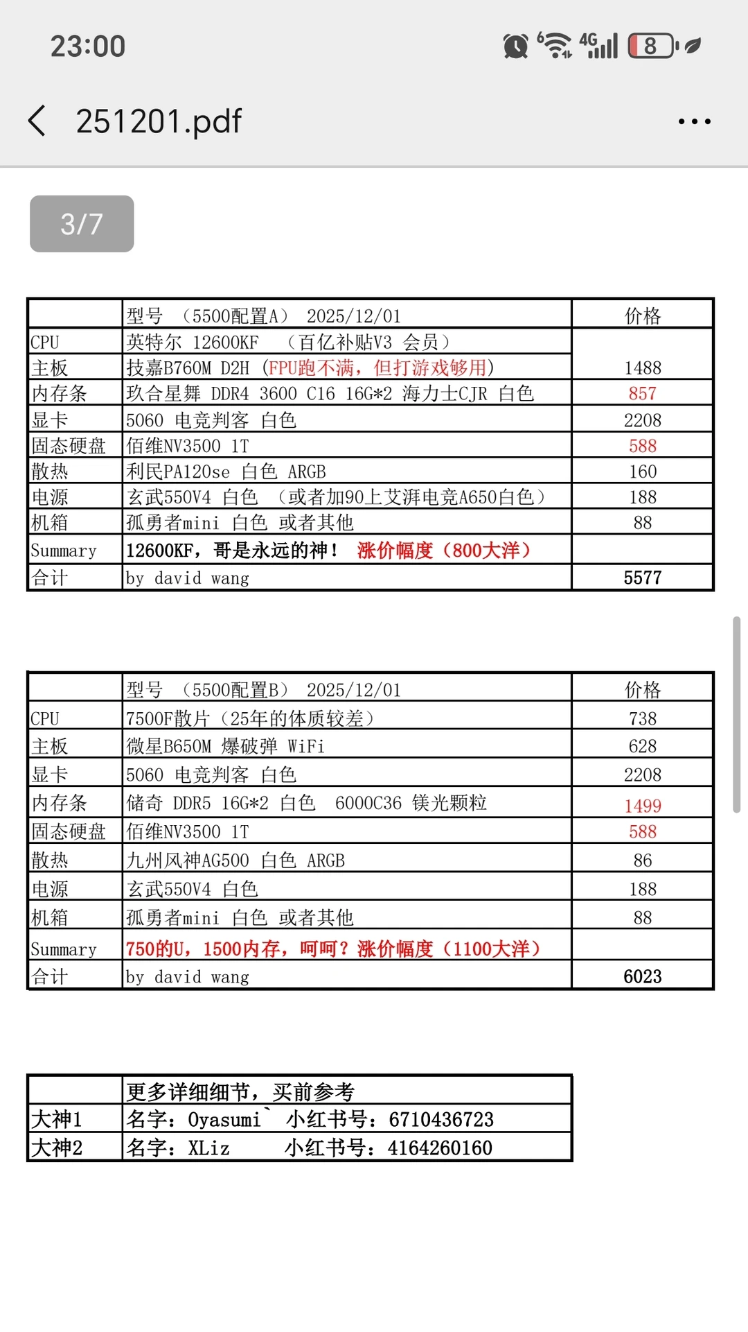 25年12月装机配置推荐