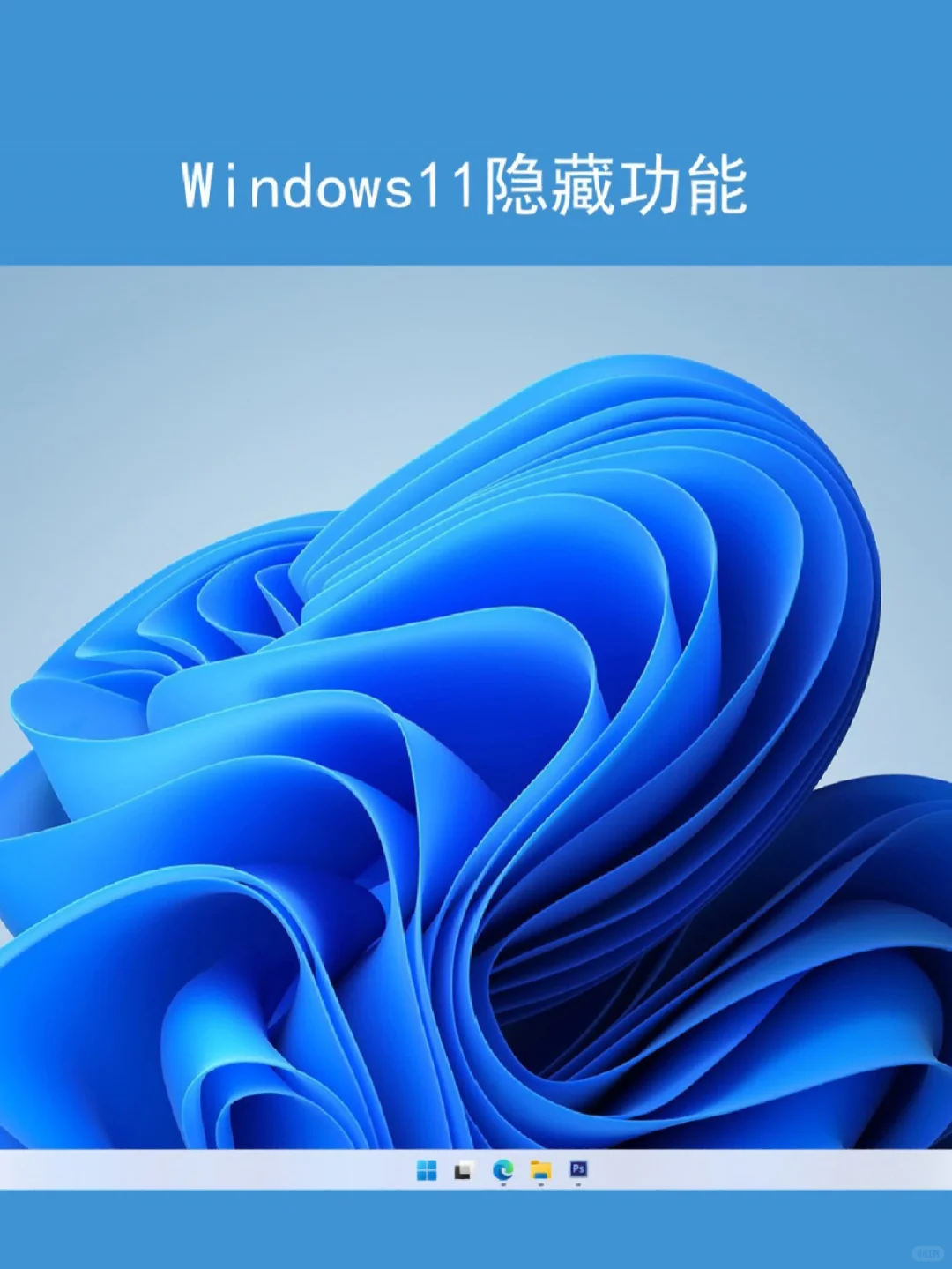 Windows11系统的隐藏小功能！