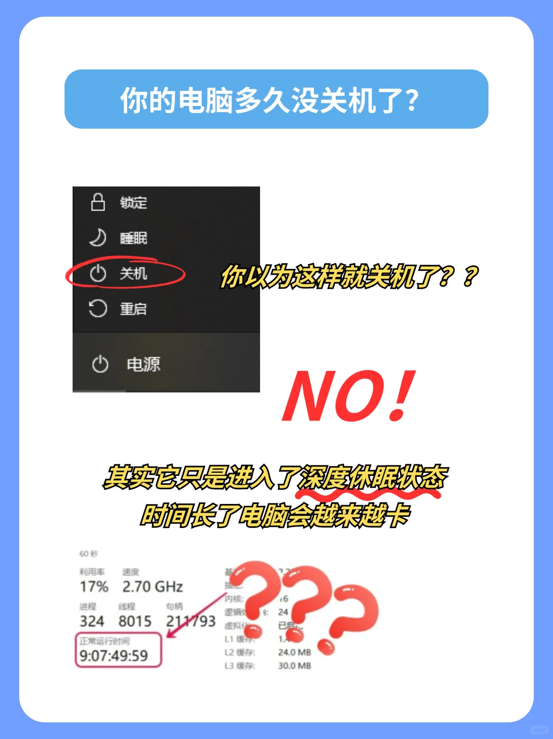 你的电脑真的关机了吗❓解锁正确关机步骤