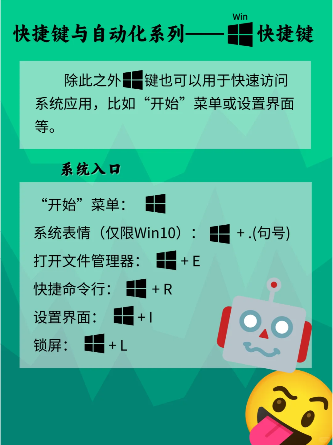 电脑里的快捷键——Ctrl和Win键