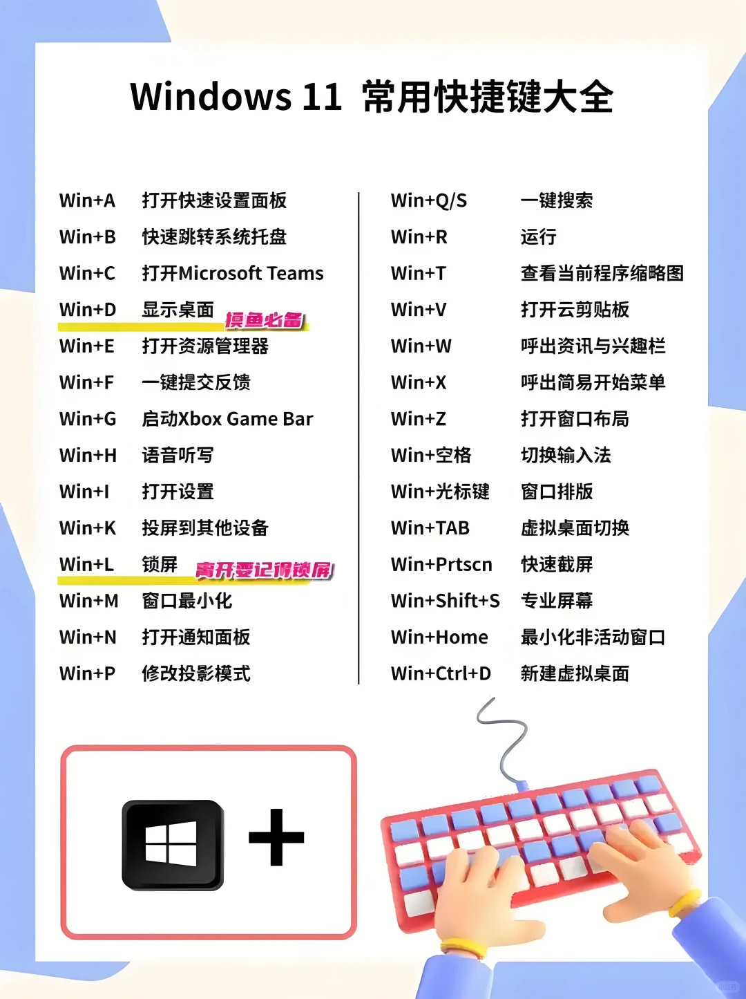 师徒互换-Windows快捷键大全