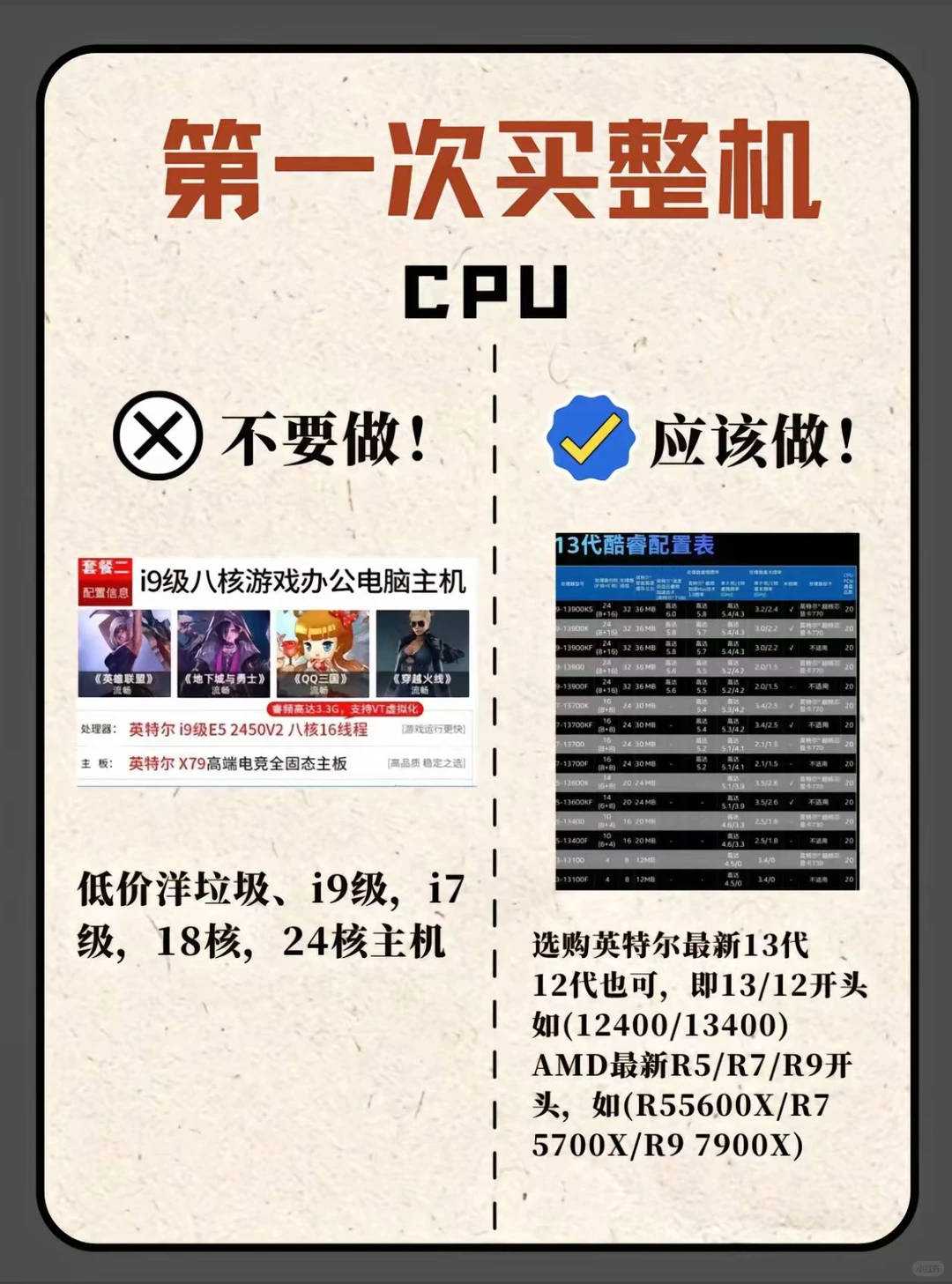 新人装机第一台该怎么办