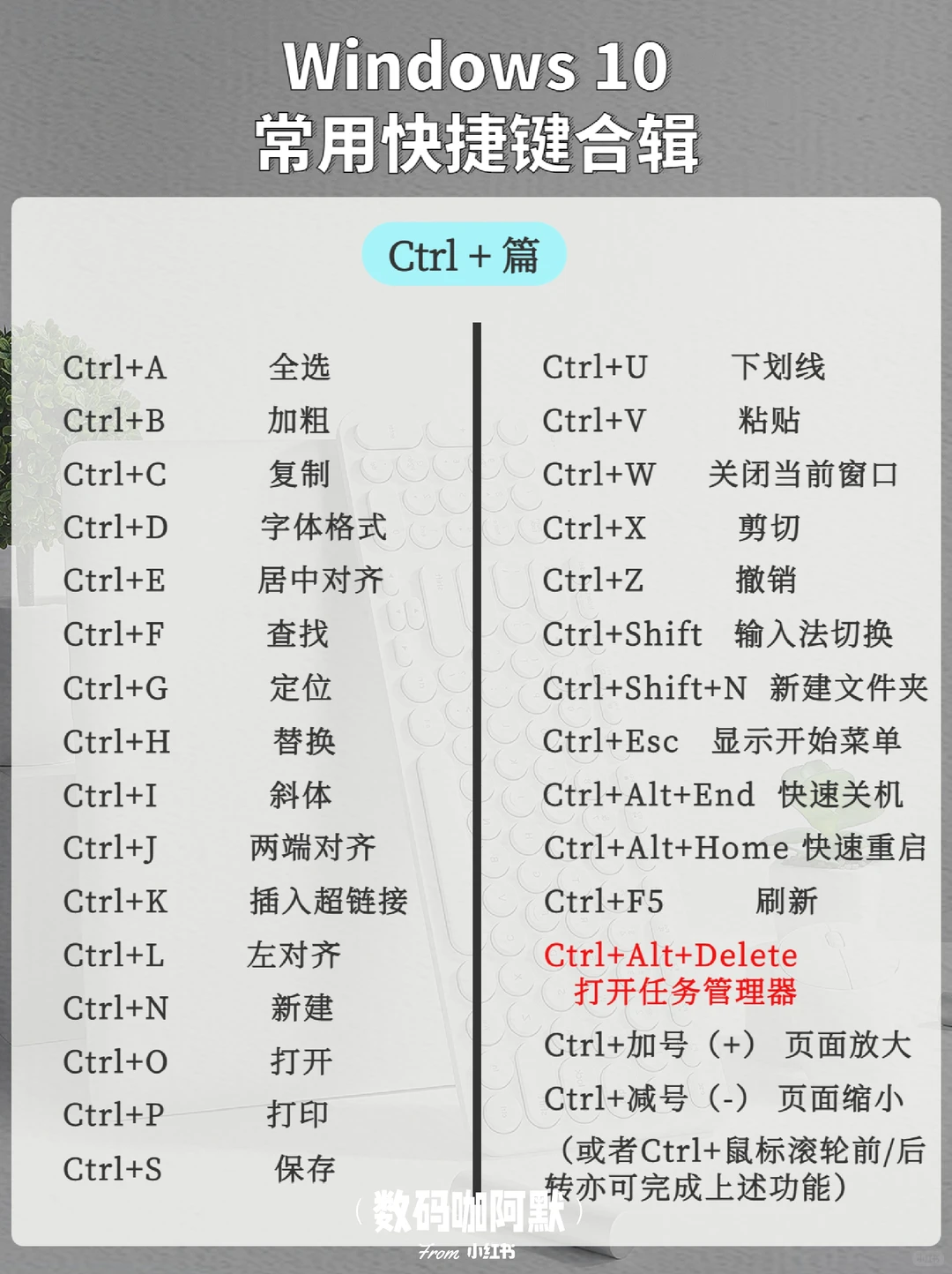 效率翻倍🔥Windows10常用快捷键合辑