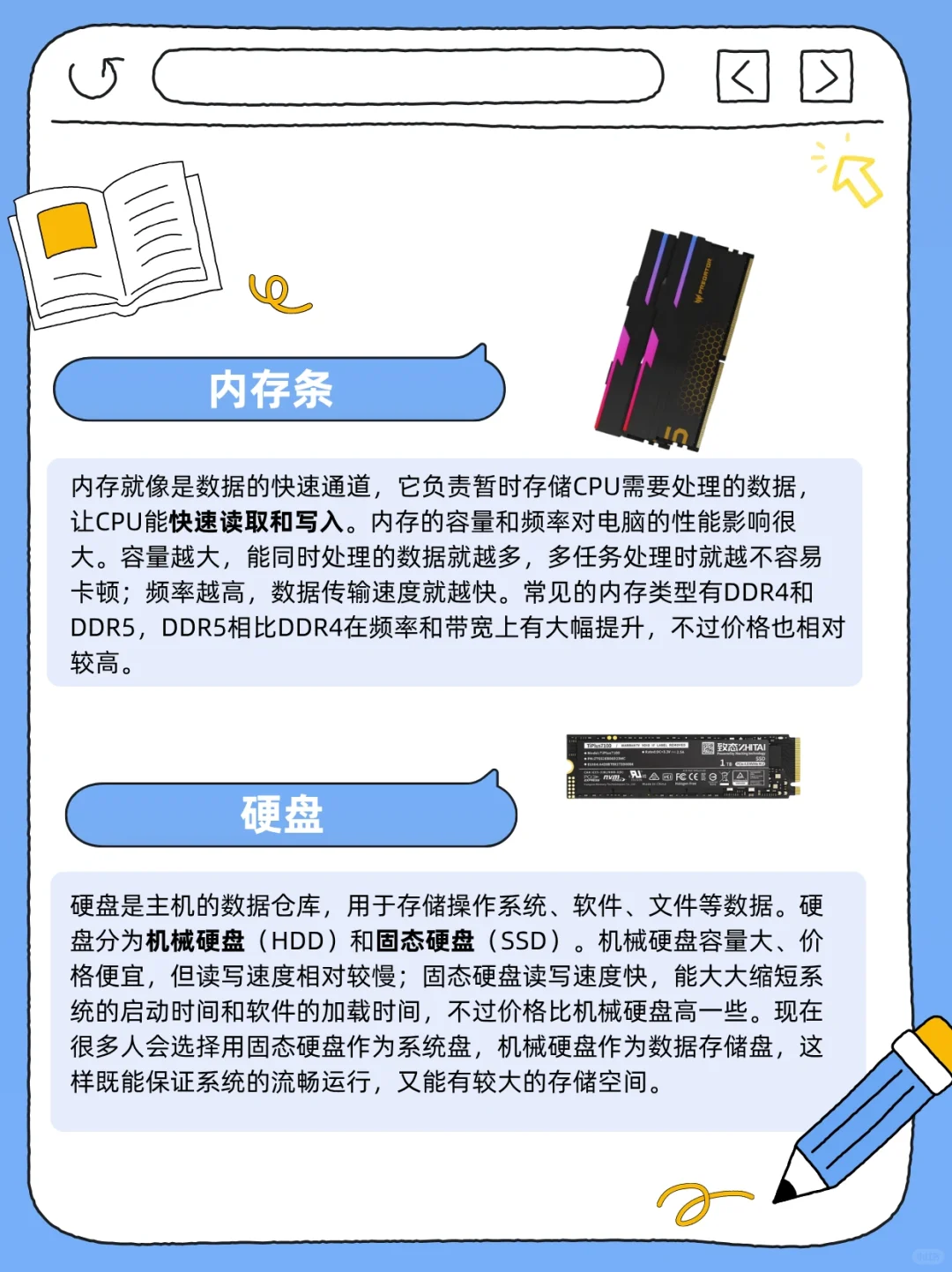 电脑主机8大件，入门必看👀