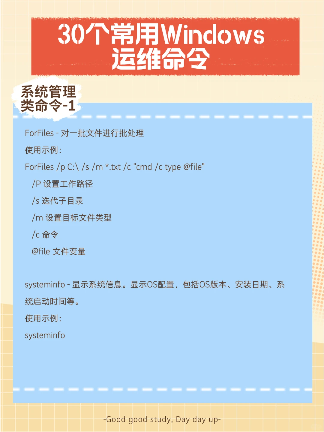 30个常用Windows运维命令