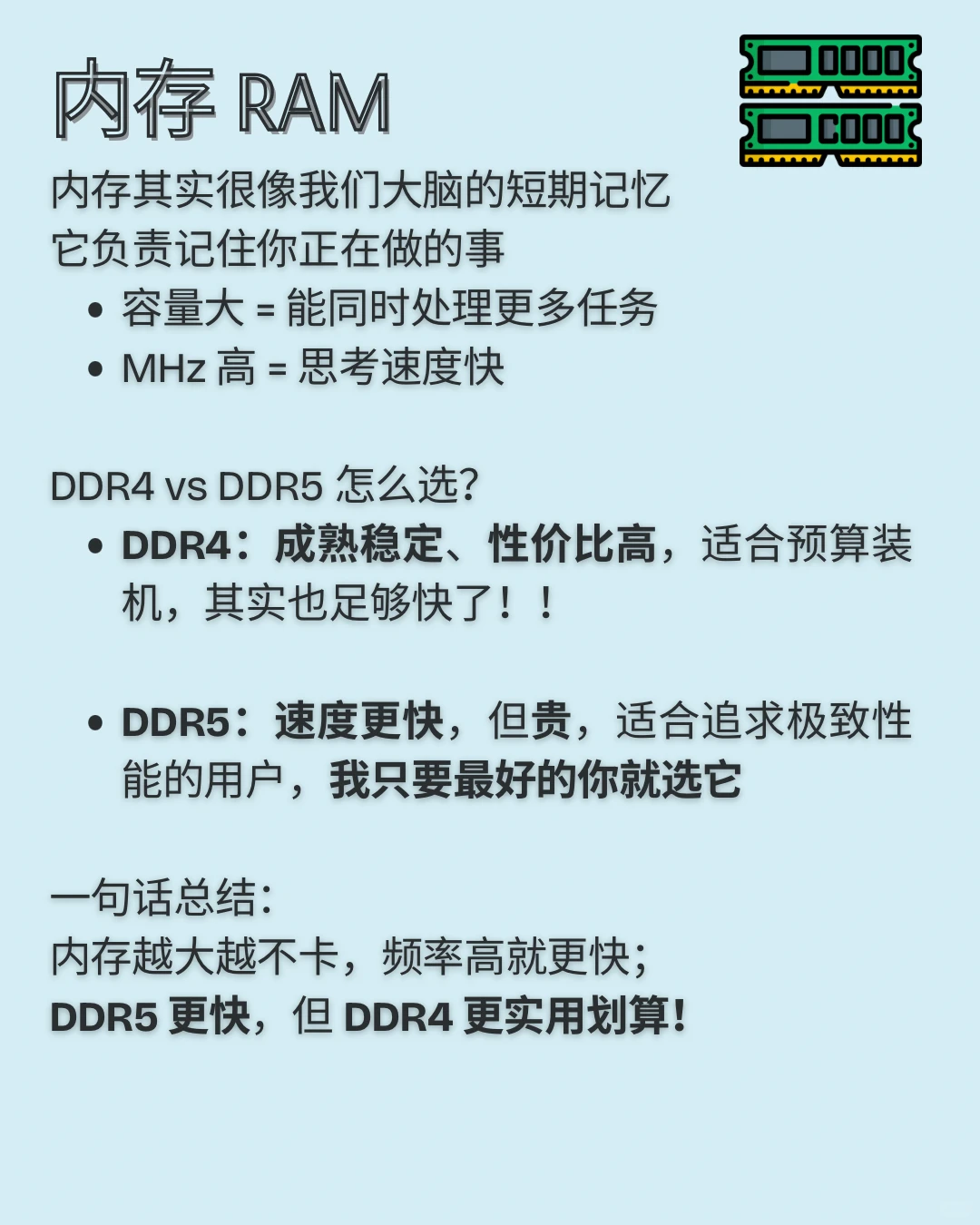 【小白也能配出好电脑】零基础讲解配件功能