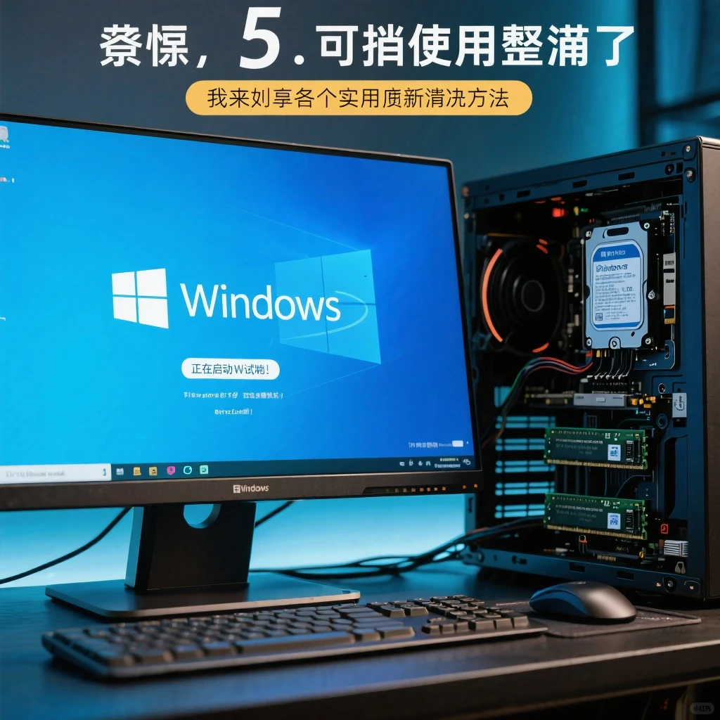 电脑开机卡在 “正在启动 Windows”？