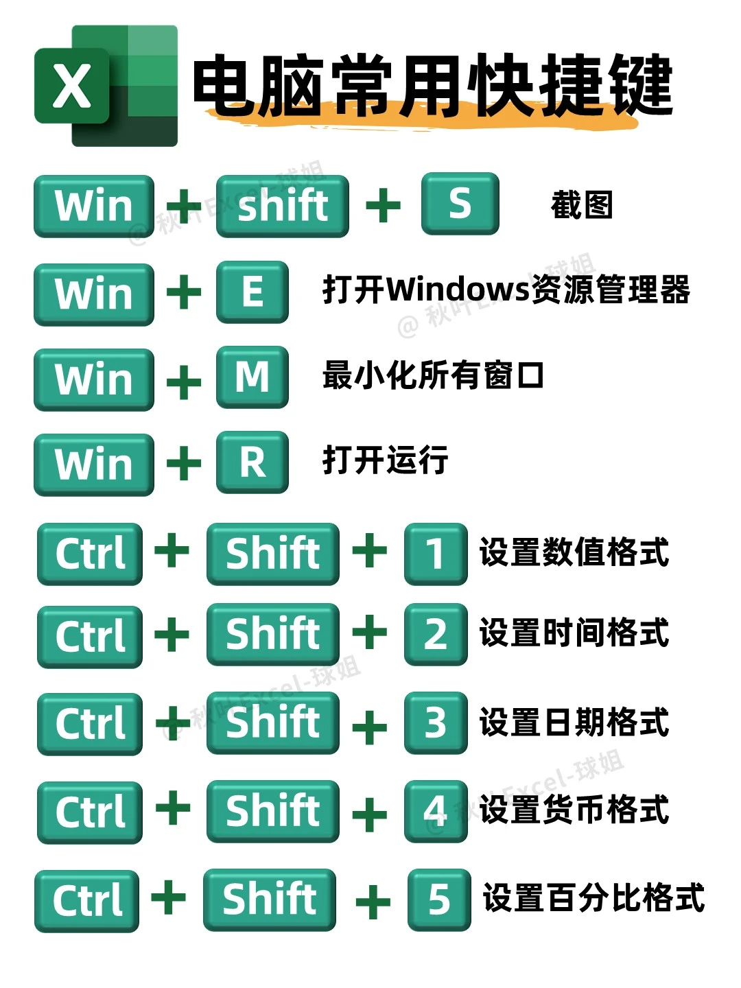 财务会计一定要会的快捷键函数，超实用🔥