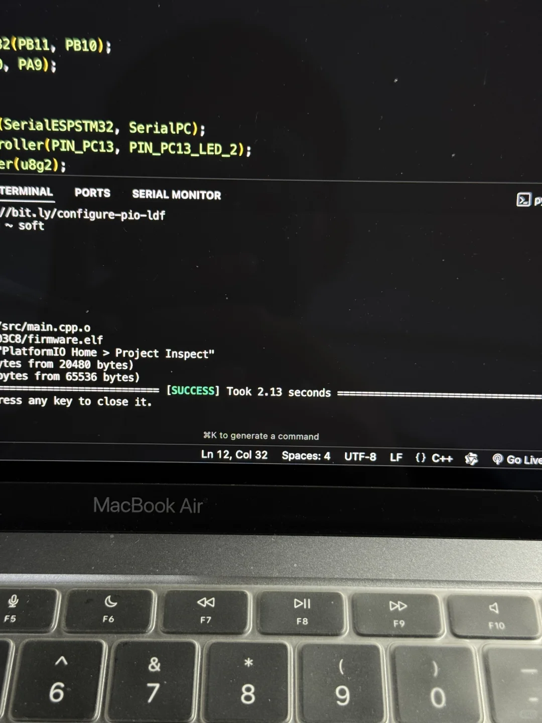 M1芯片编译速度很舒服Bash终端，但内存太小