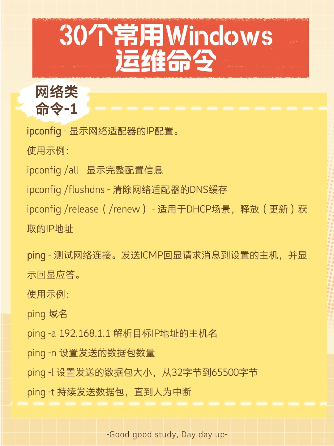 30个常用Windows运维命令