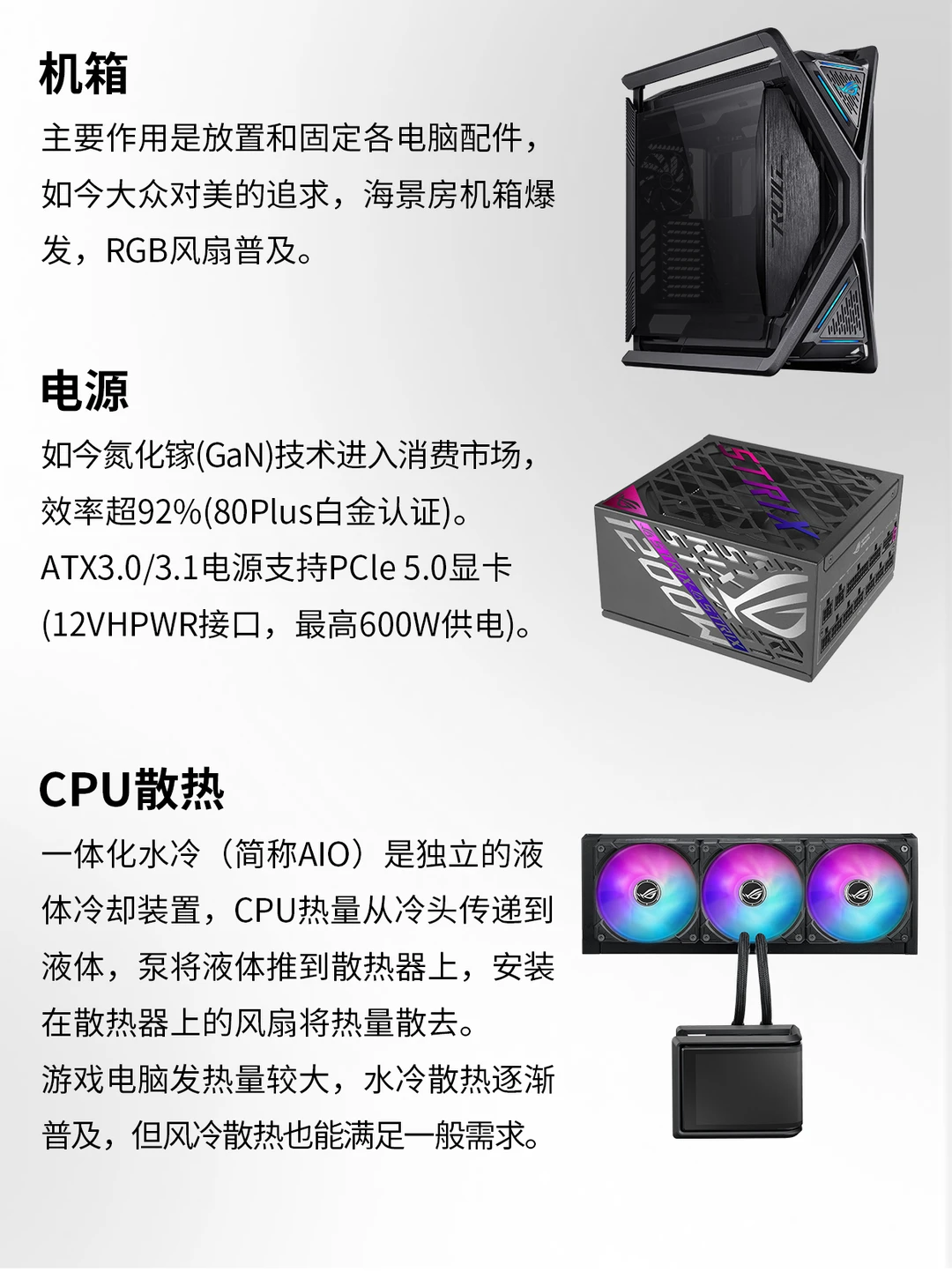 最全！电脑各部件详解