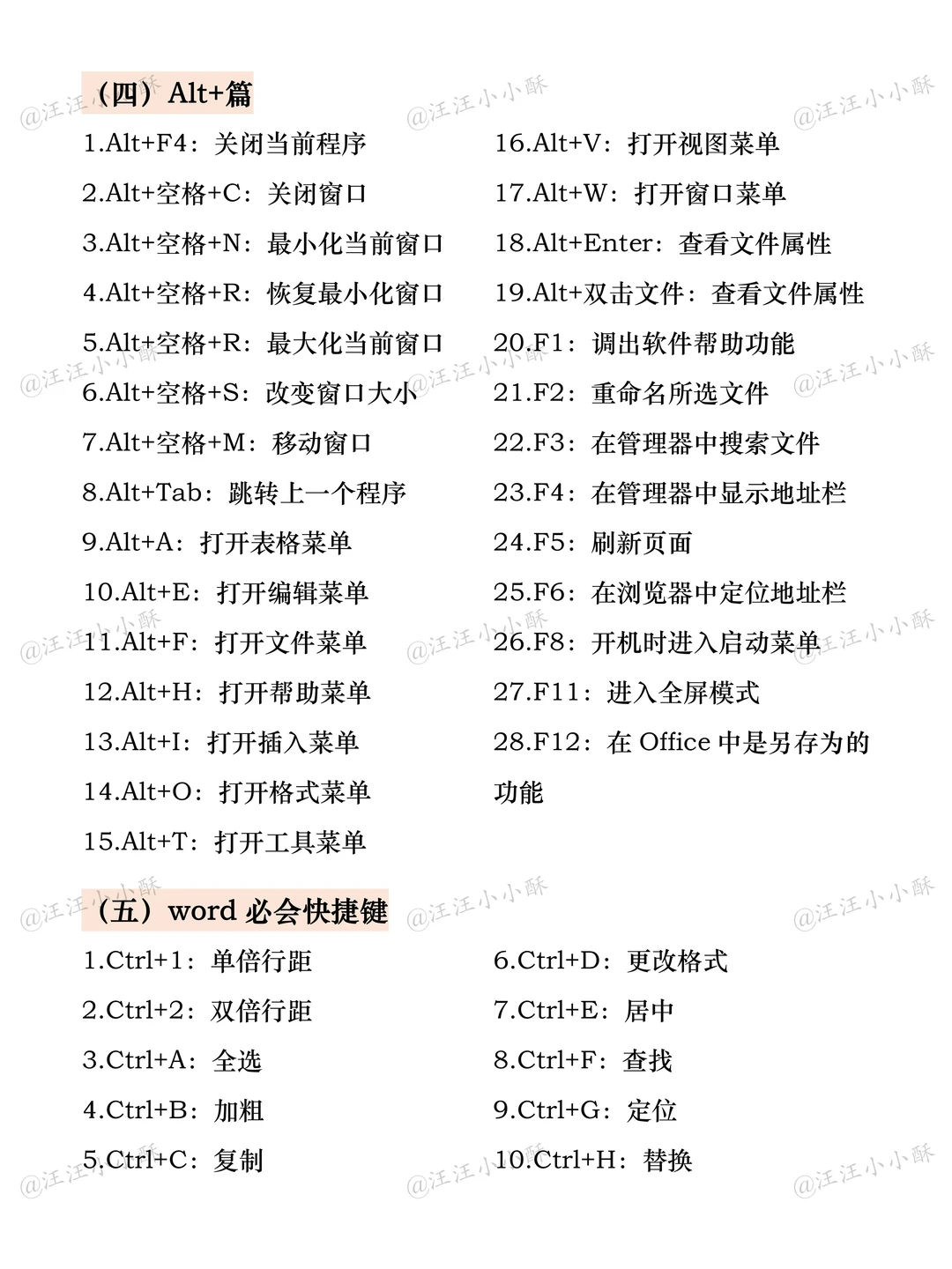 山东专升本计算机常考win10快捷键汇总🔥