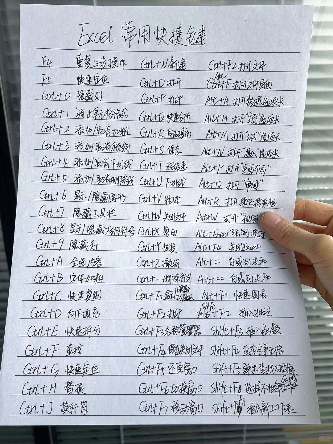 全网最全办公快捷键，效率秘籍，告别加班