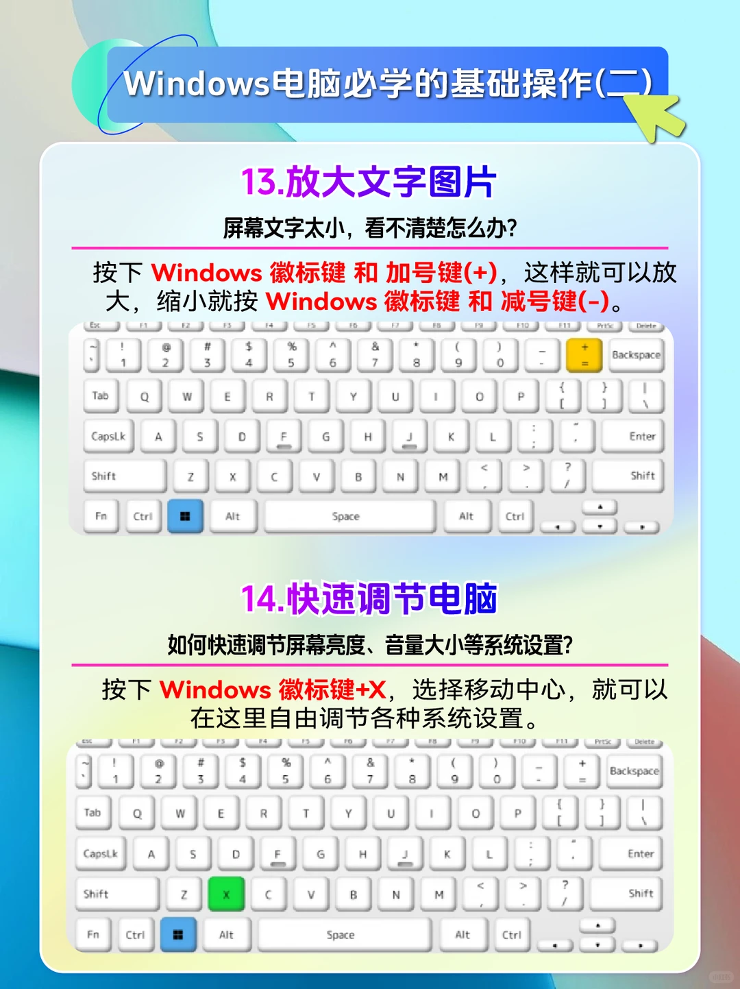 Windows电脑必学基础第二弹来了！
