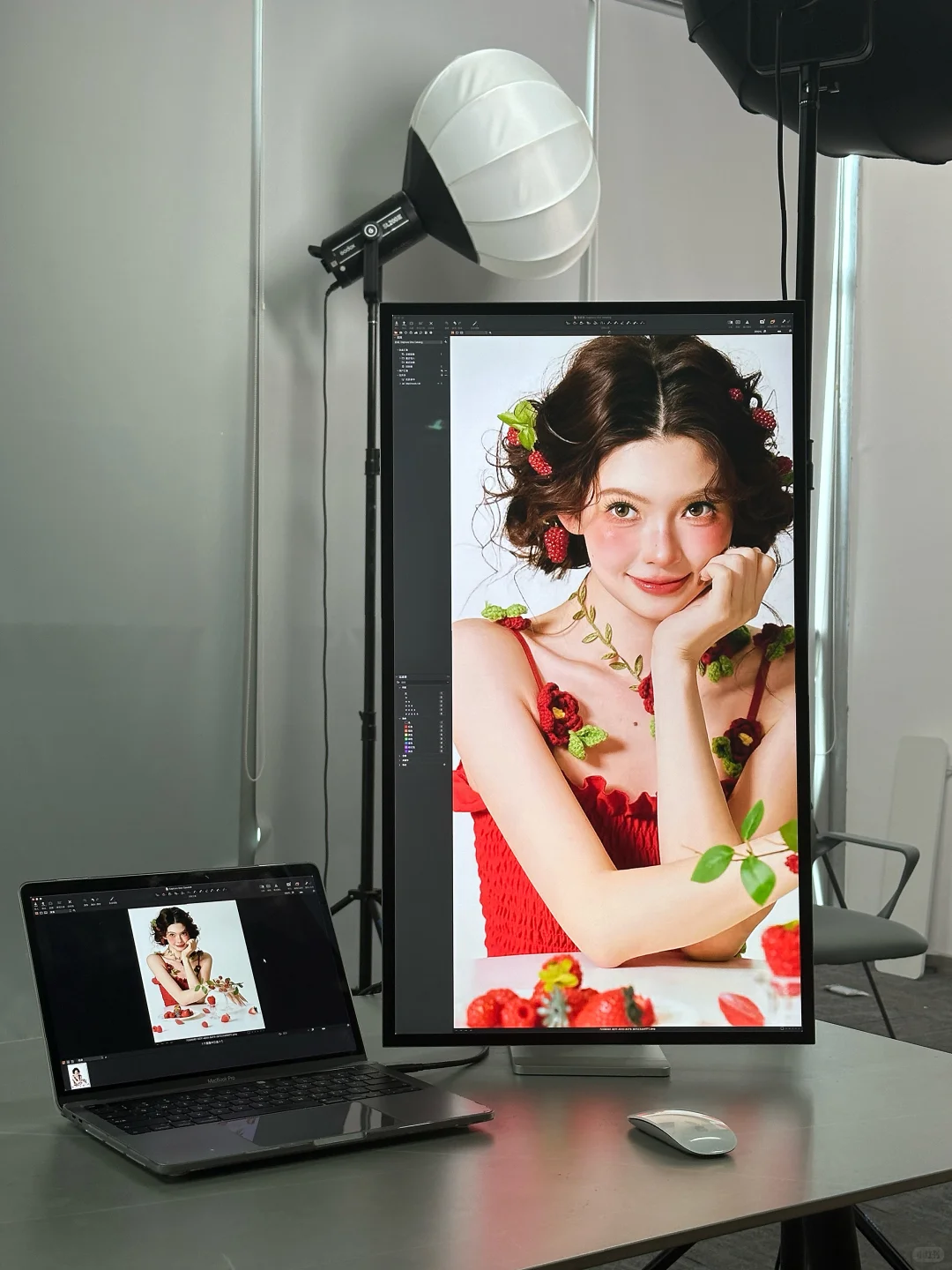 终于找到MacBook外接4k显示器联机拍摄出片