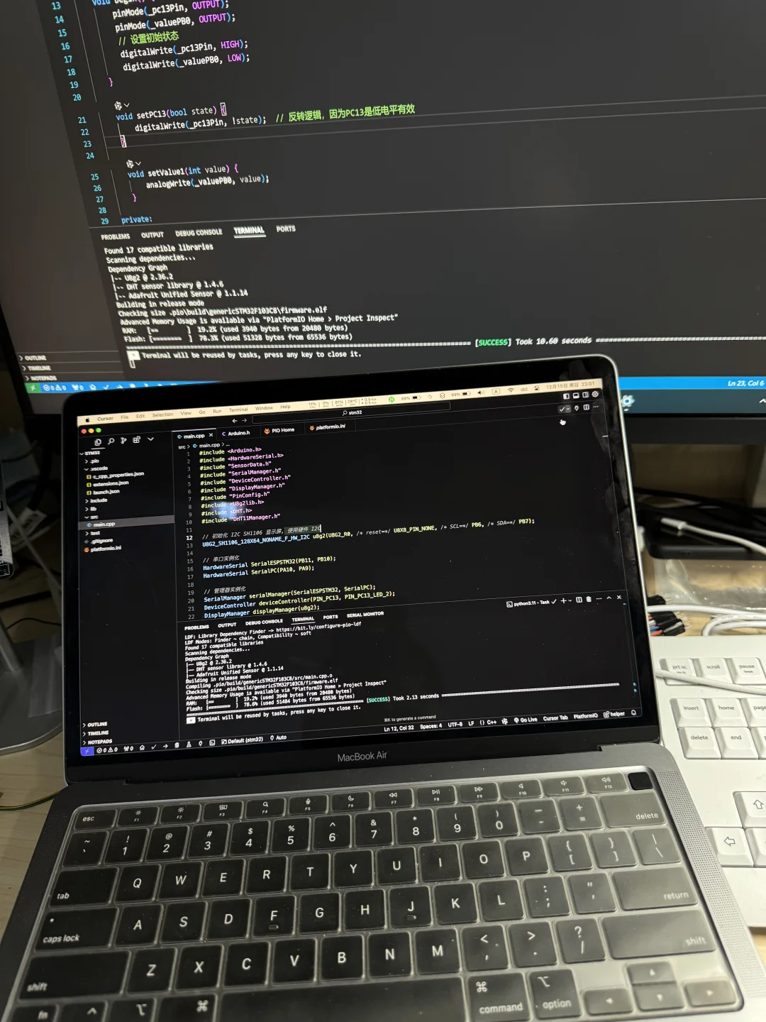 M1芯片编译速度很舒服Bash终端，但内存太小
