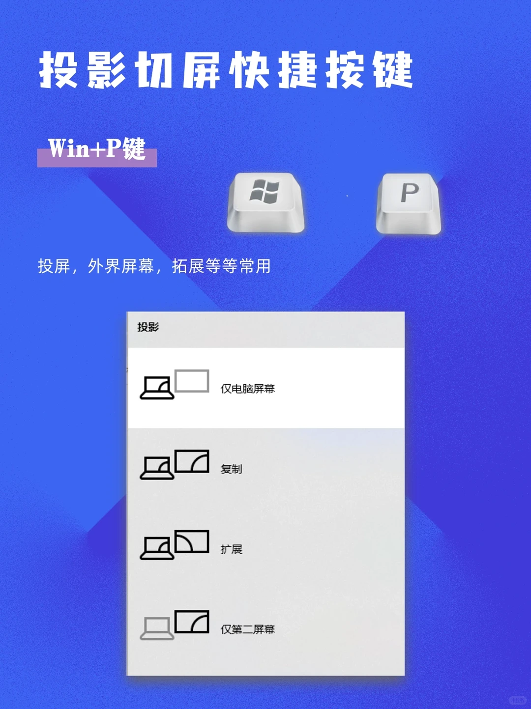 电脑快捷按键技巧分享