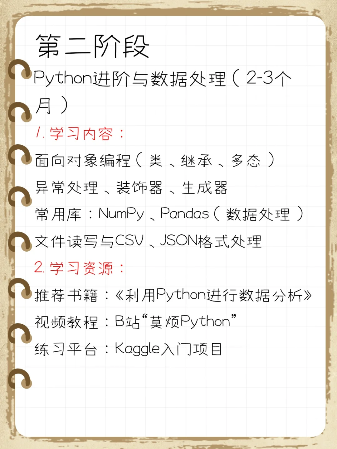 终于有人把自学python的正确顺序说清楚了!