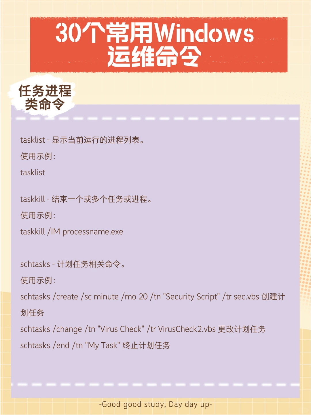 30个常用Windows运维命令
