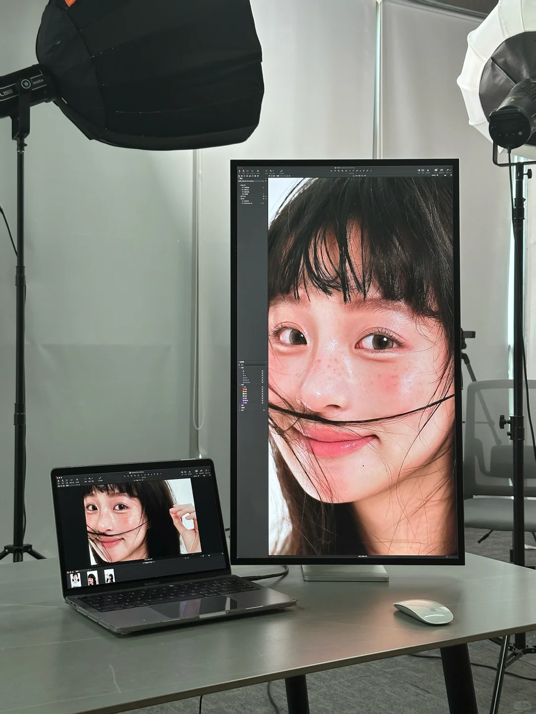 终于找到MacBook外接4k显示器联机拍摄出片