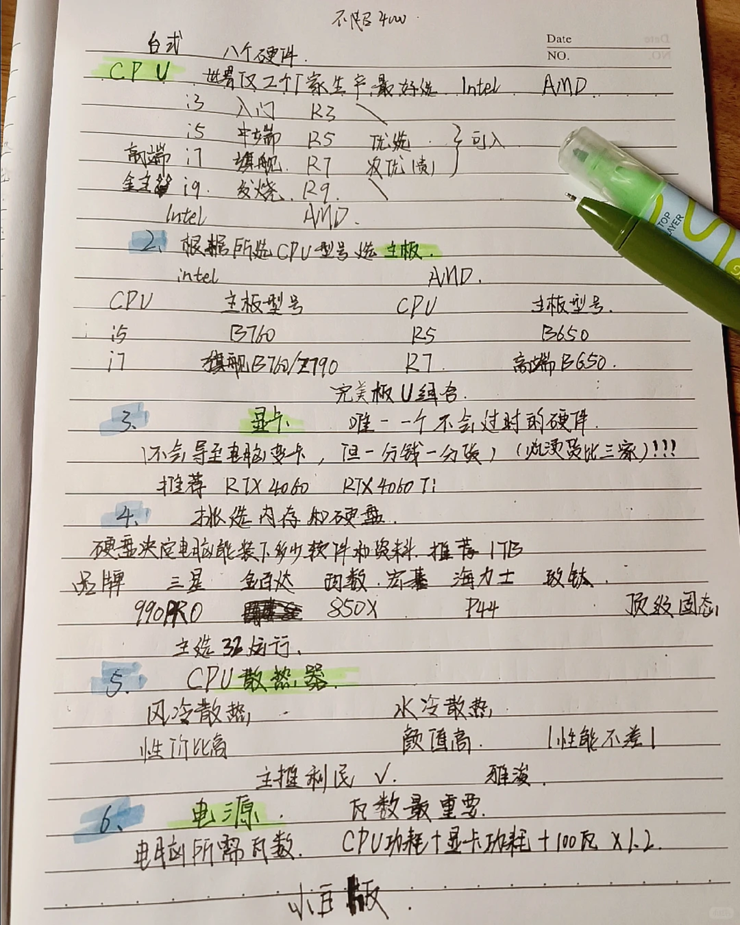 电脑硬件怎么选？