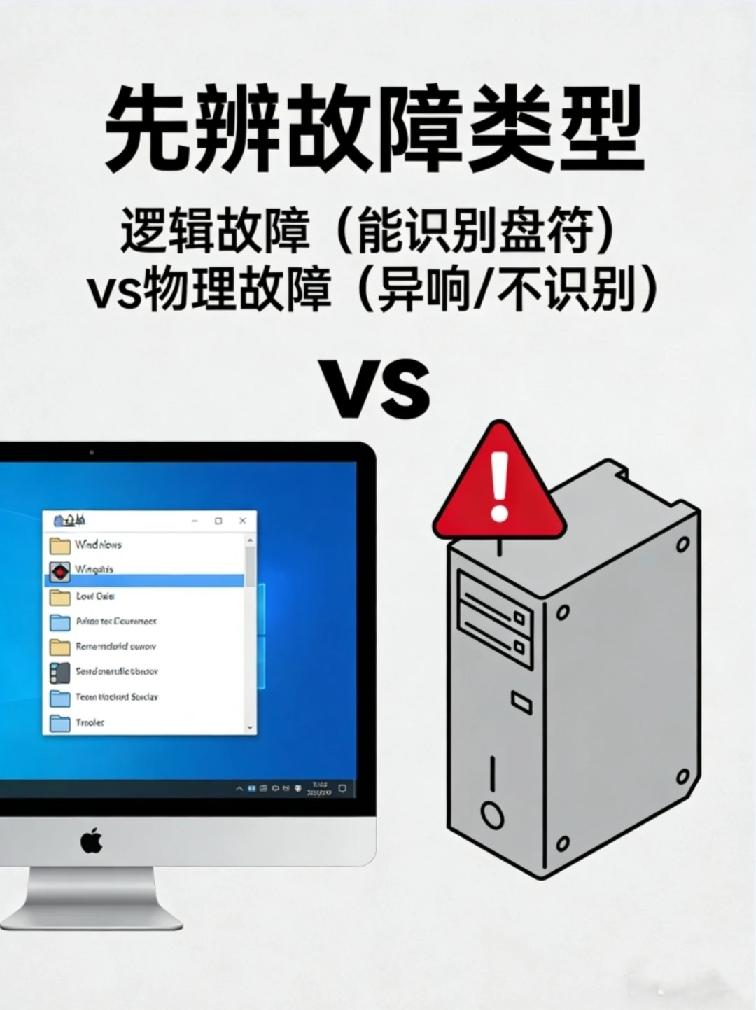 机械硬盘数据恢复急救指南