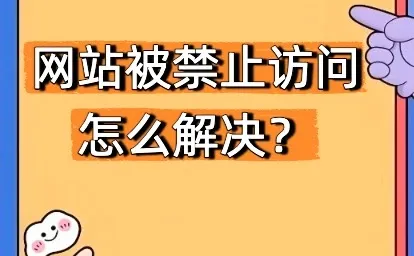 网站被禁止访问怎么解决？分情况轻松搞定！