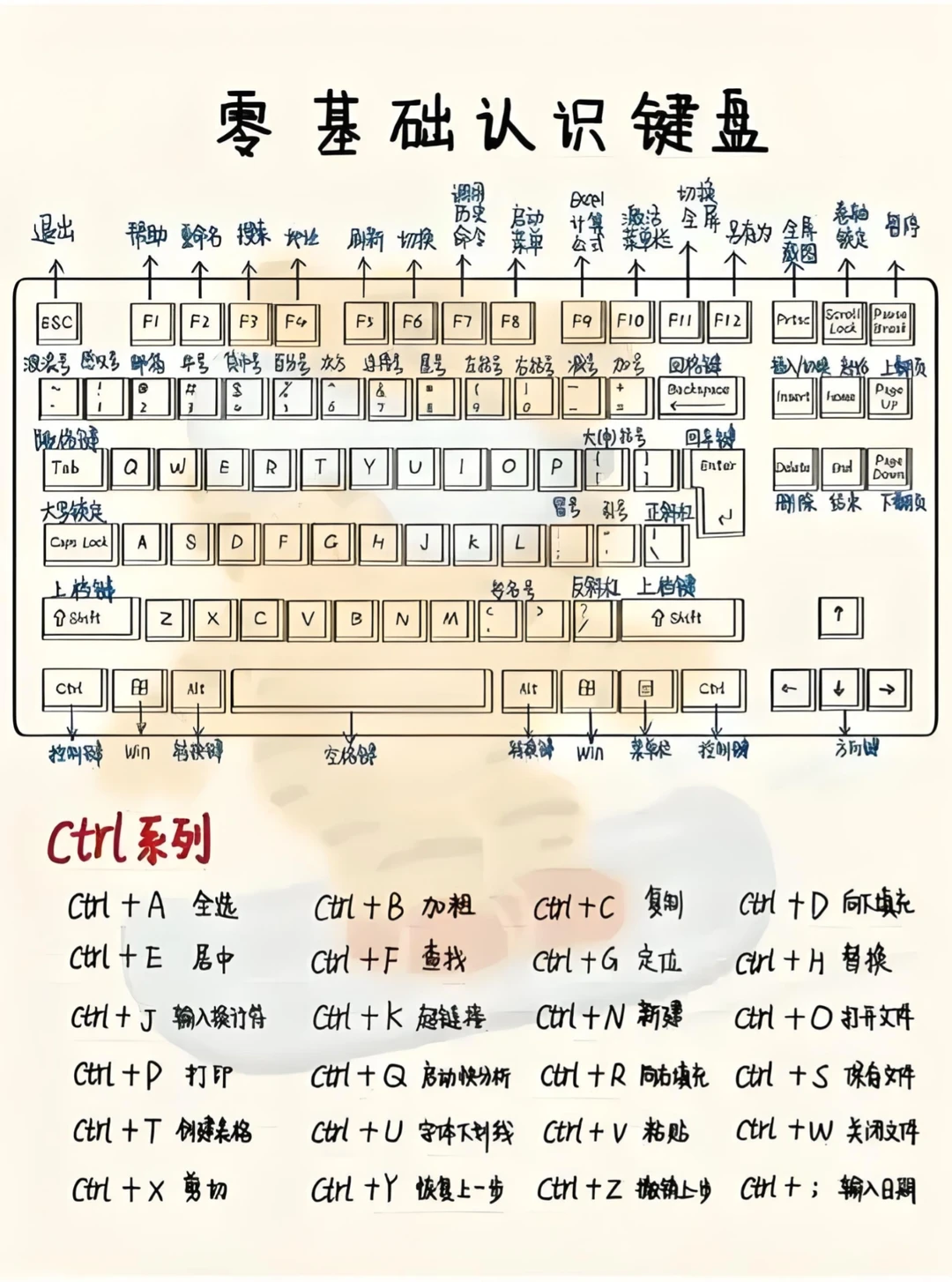 电脑键盘功能基础知识