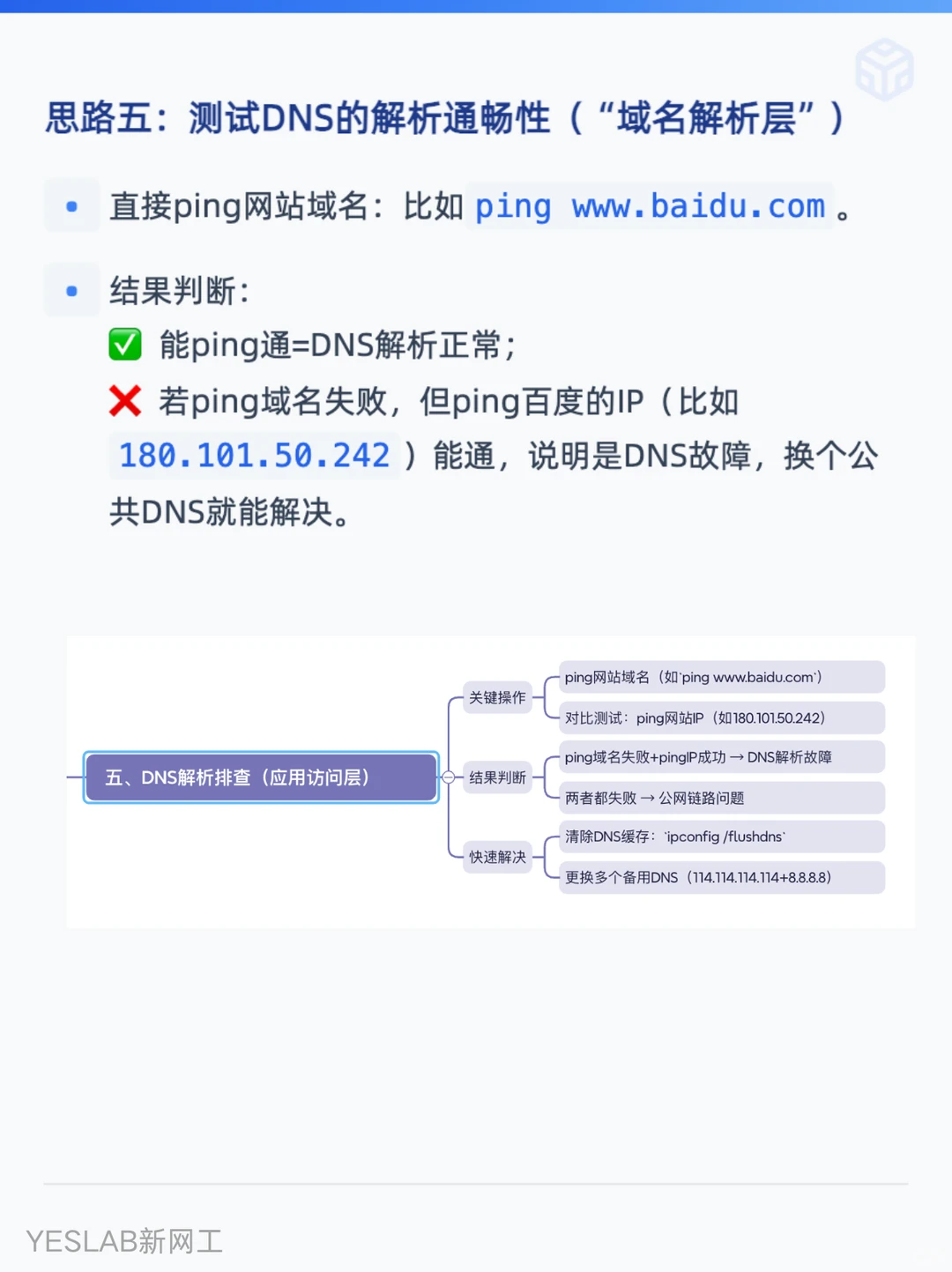 只需要5步!网络故障循序渐进排查流程