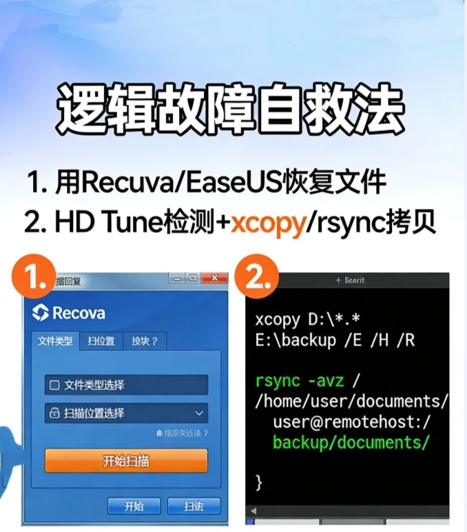 机械硬盘数据恢复急救指南