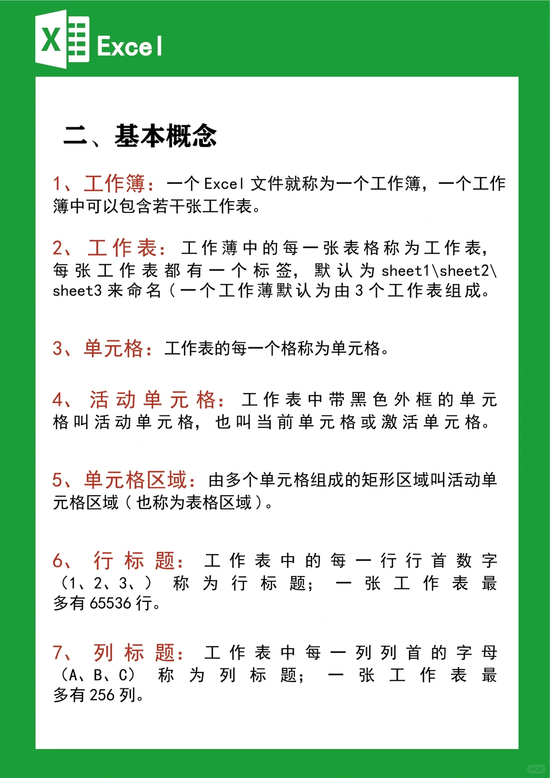 0基础入门Excel，新手必看👀!强推!