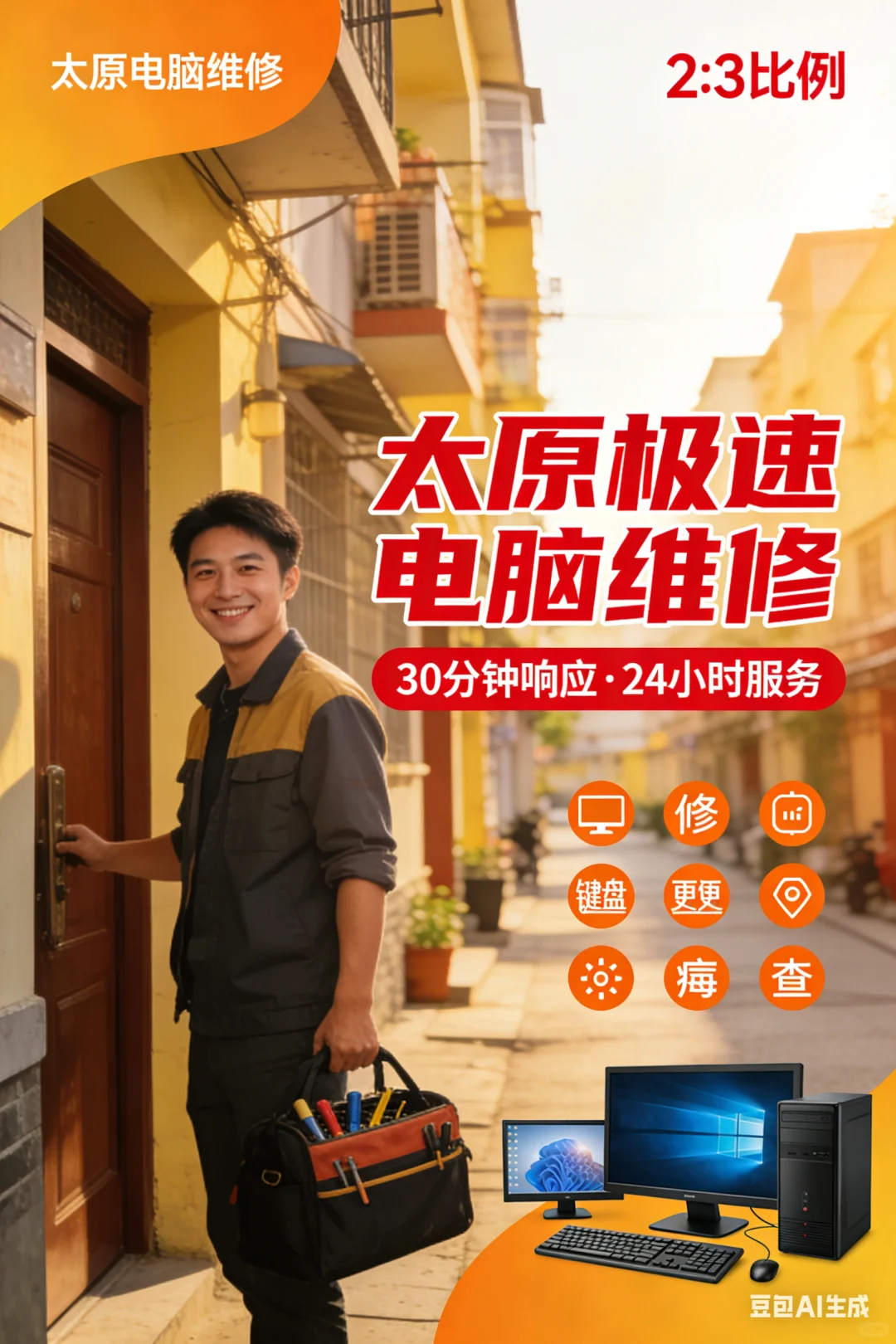 #太原电脑维修店推荐，看这里！