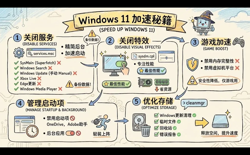Windows11 加速秘籍