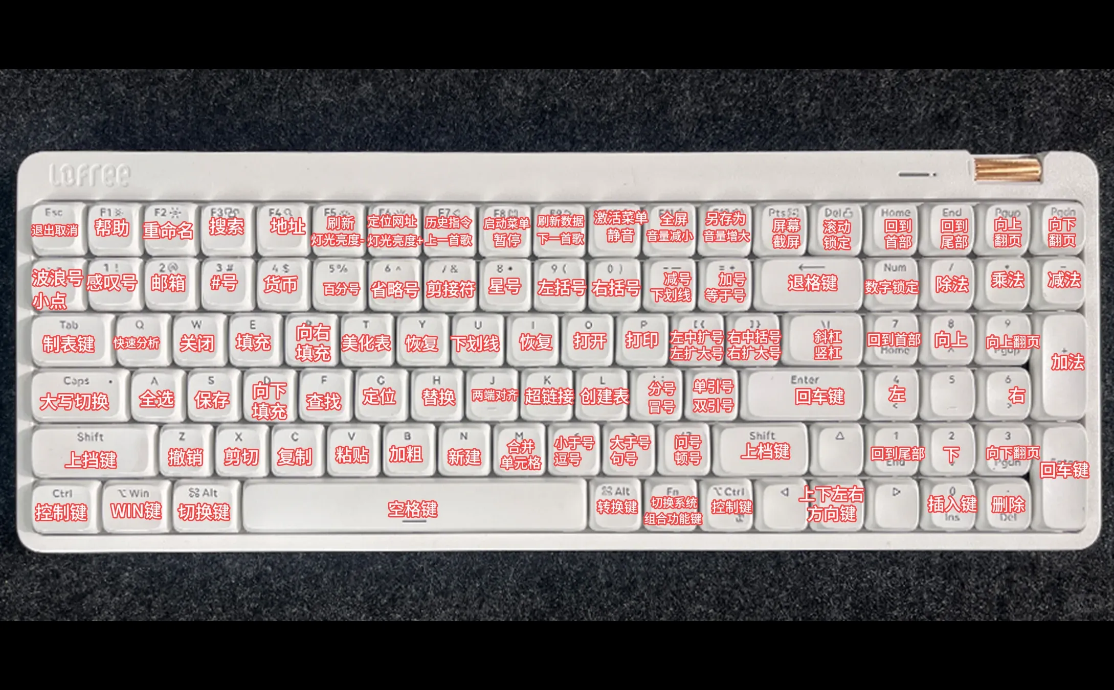 ⌨ 救命！这键盘把摸鱼键都标出来了？！