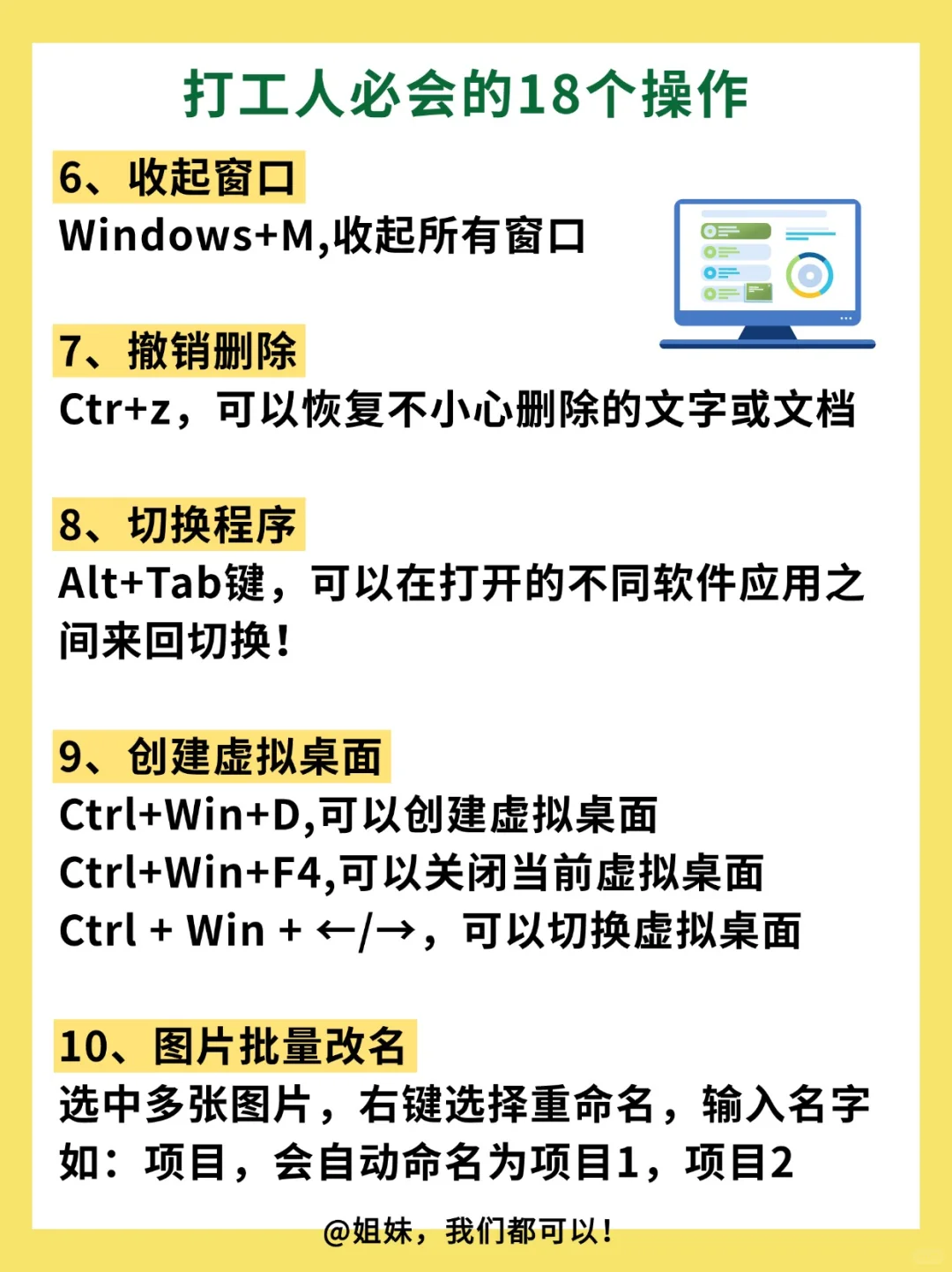 为什么刚开始学电脑的时候没人告诉我!