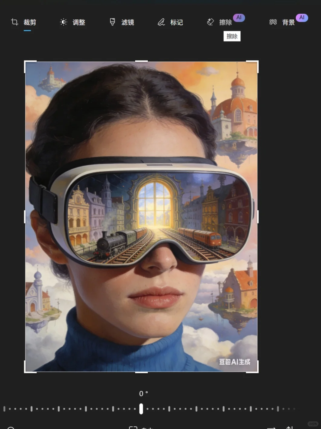 一步即可,Windows自带原生去水印功能