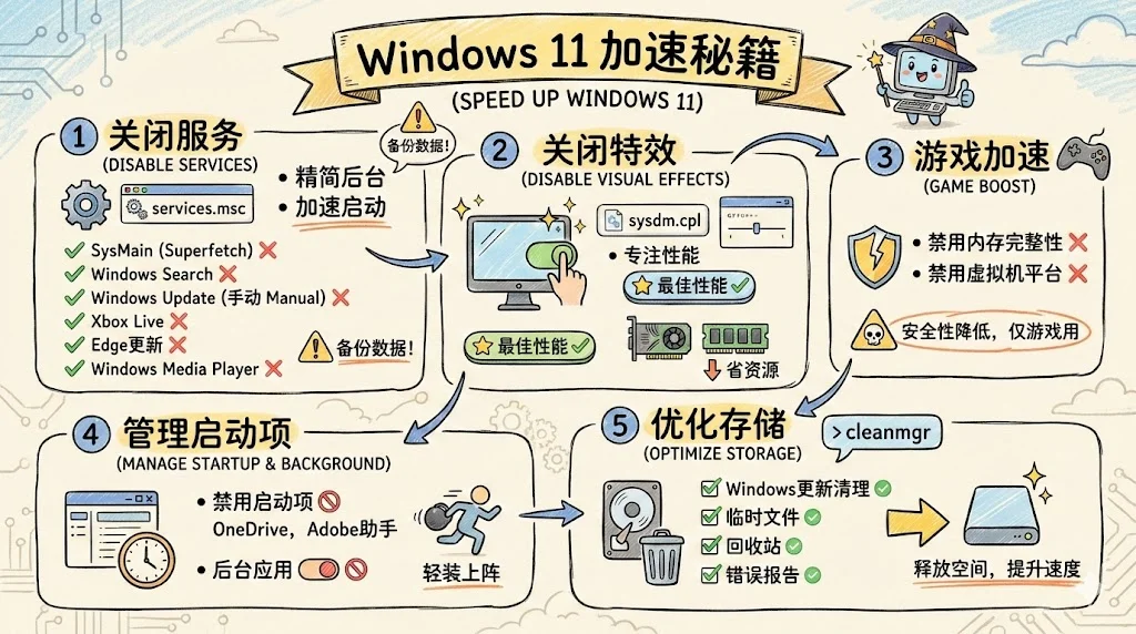 Windows11 加速秘籍
