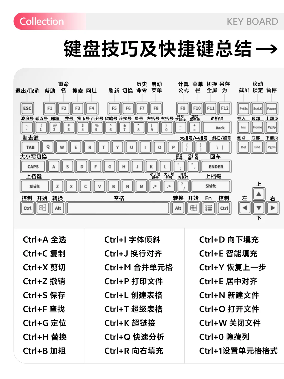 零基础学习键盘，键盘技巧快捷键全拿下！
