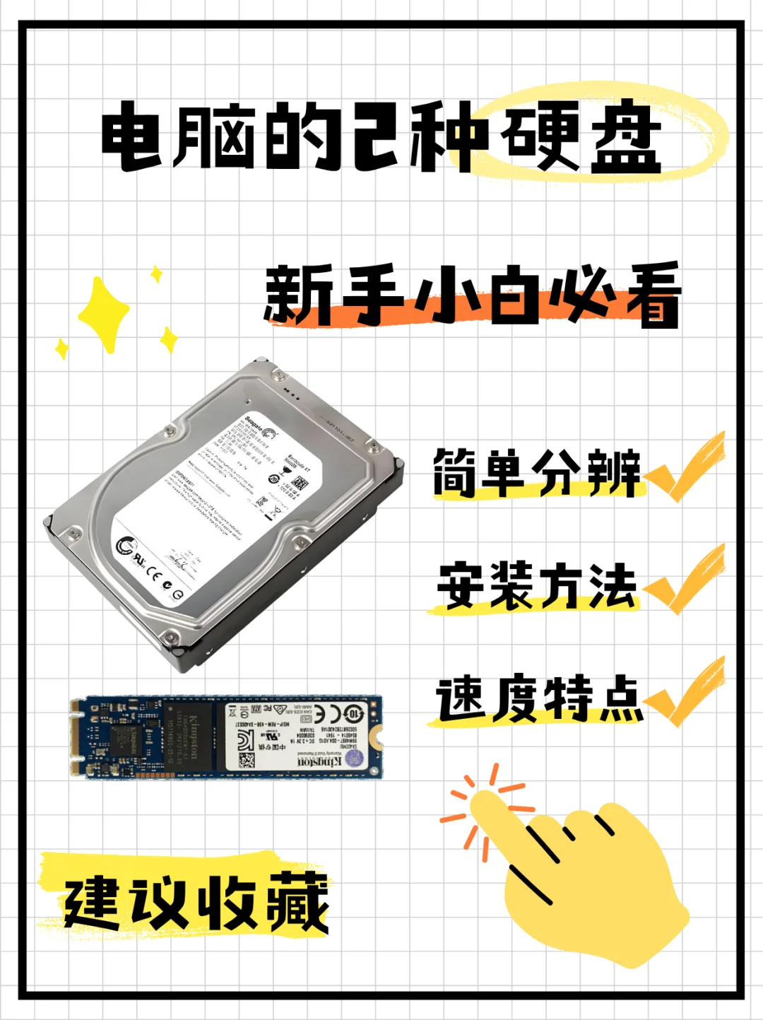 小白认识电脑硬盘