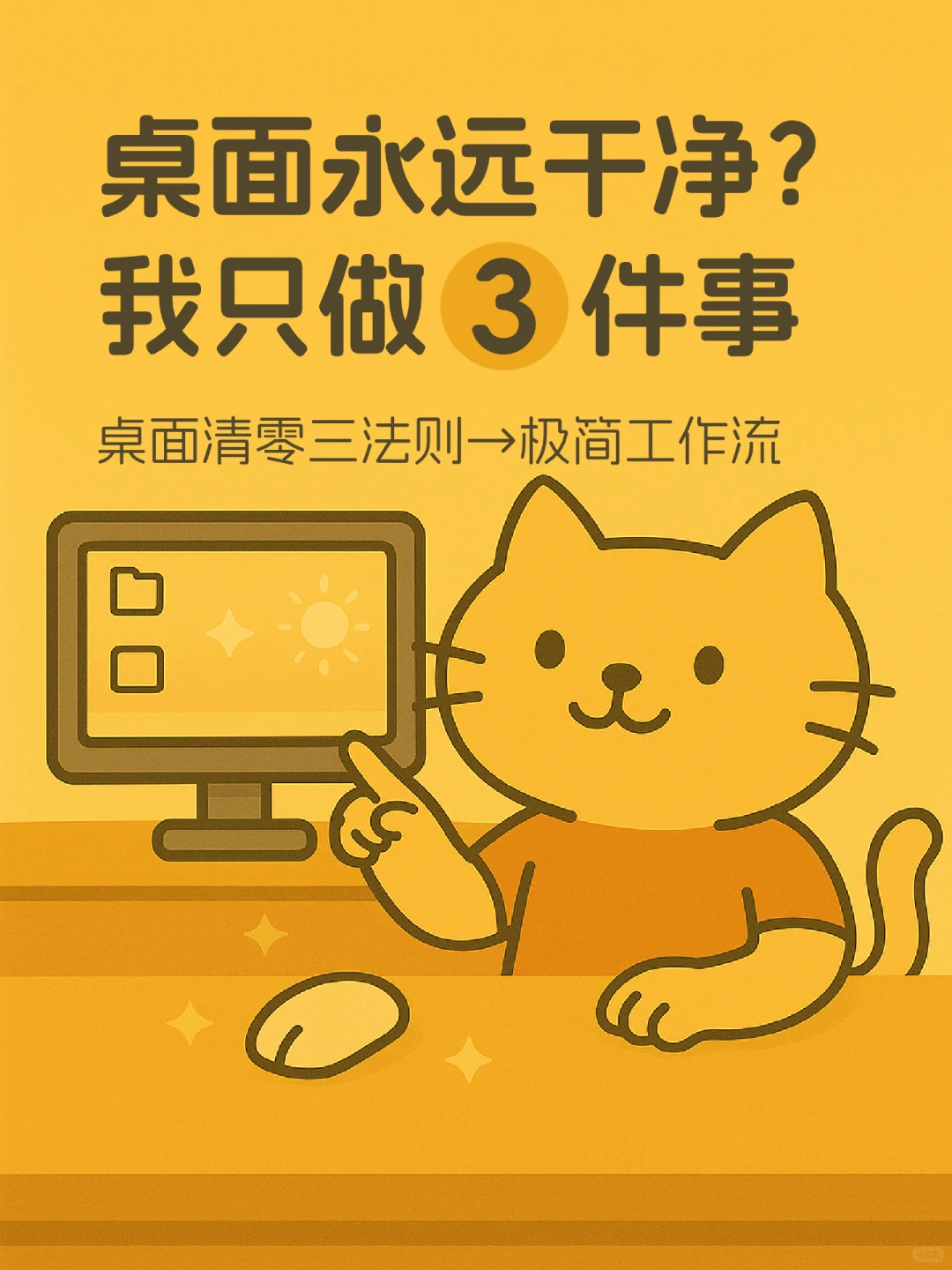 偷偷分享我的桌面整理秘籍 I桌面清零三法则