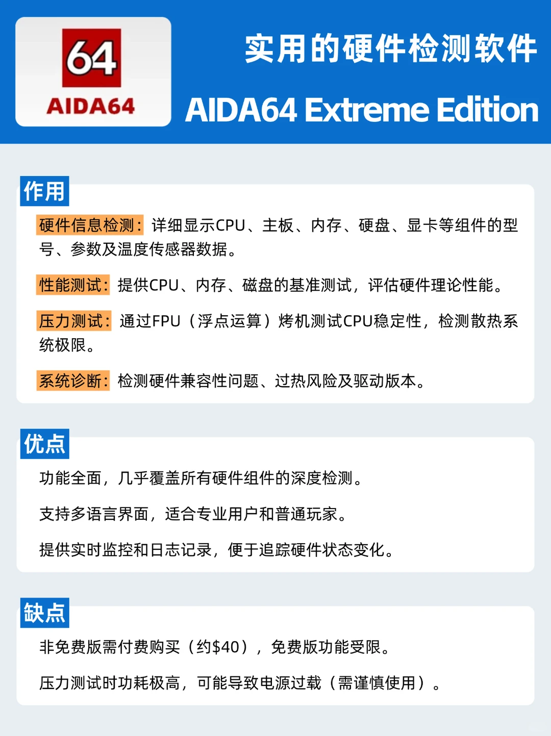 合集！组装电脑六大实用的硬件检测软件