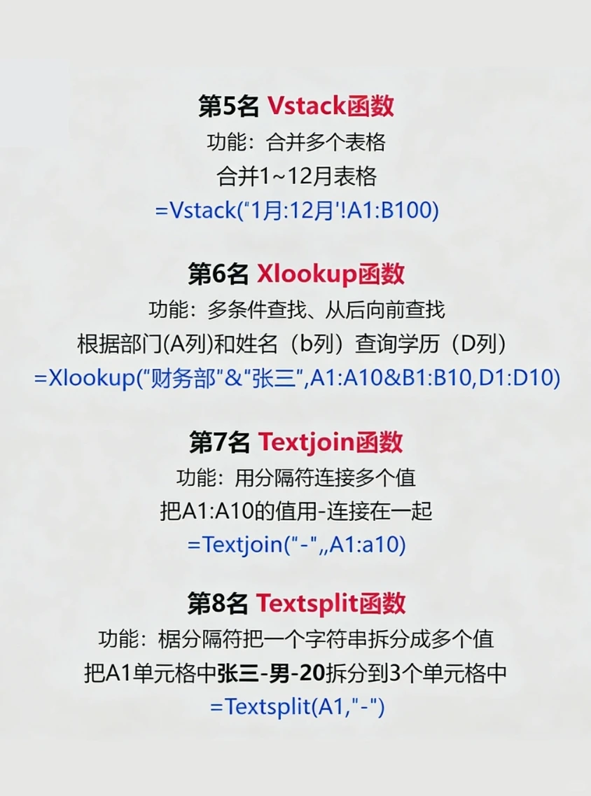 32个Excel新函数，个个都是yyds
