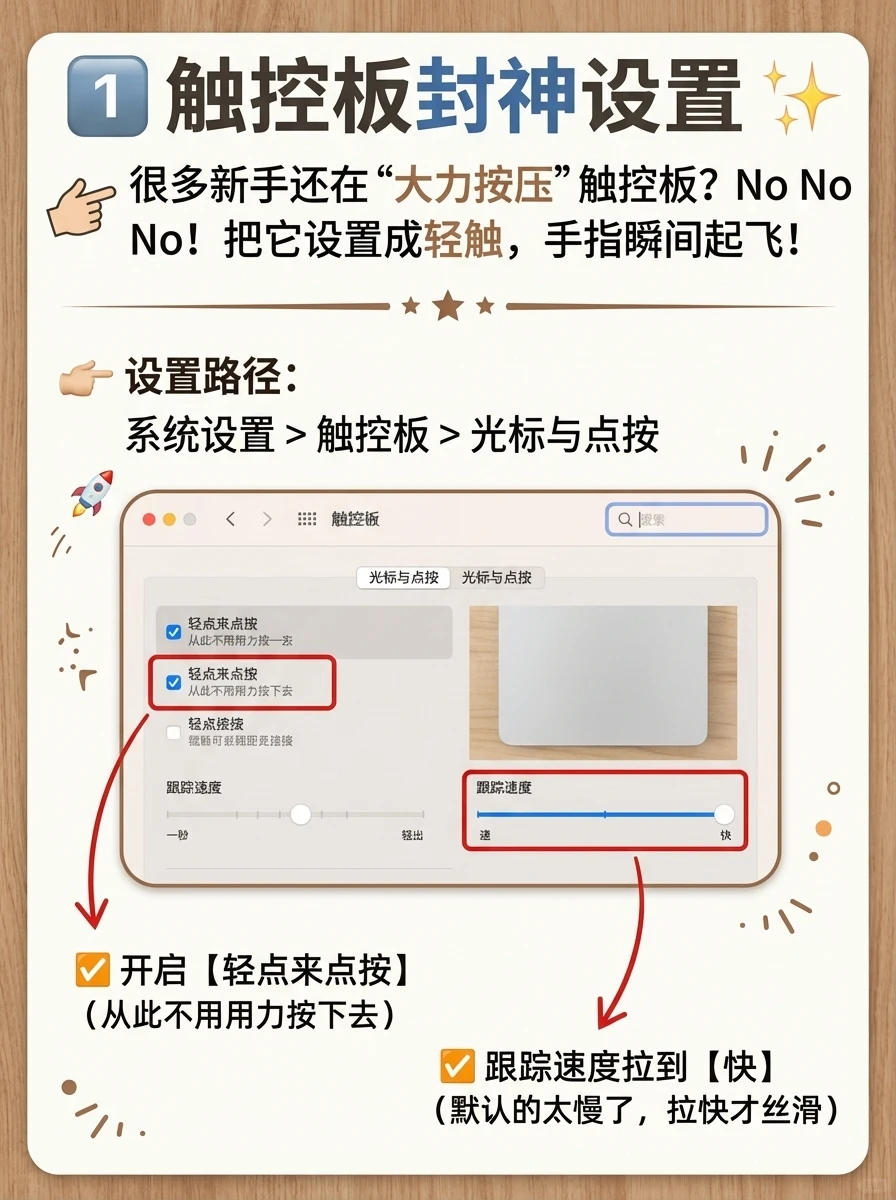 Mac新手必看！到手先做这6个设置，效率×3✨