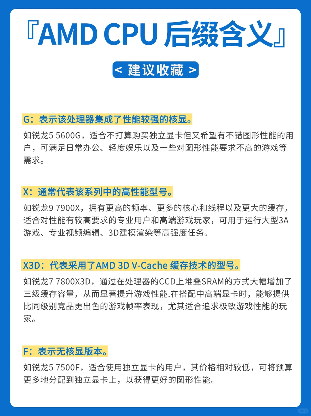 一篇看懂组装电脑硬件CPU！附电脑配置单