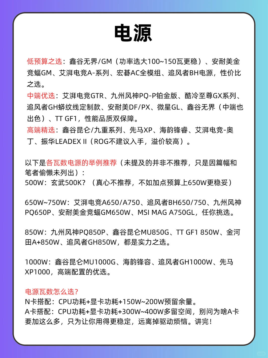 DIY电脑组装｜2025装机指南：教你如何避坑！