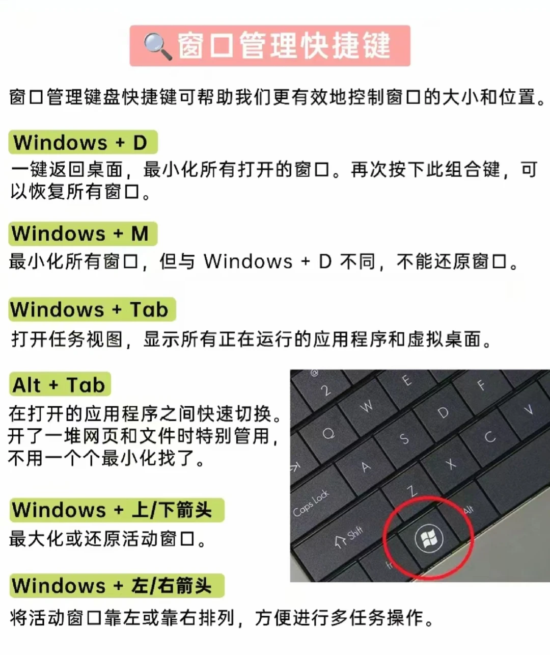 电脑40个效率快捷键