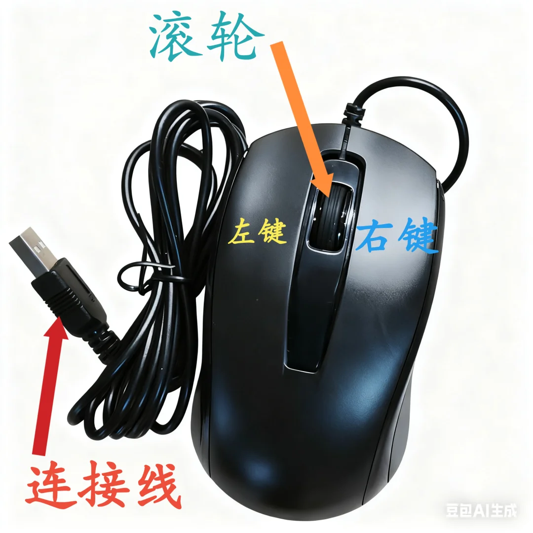 学习如何熟练电脑第二天[棒R]🖥️鼠标