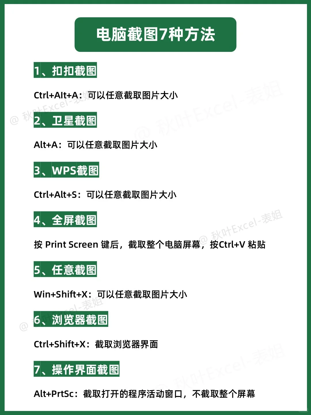 吃透这8张纸，你的Excel就会很牛了❗🐮