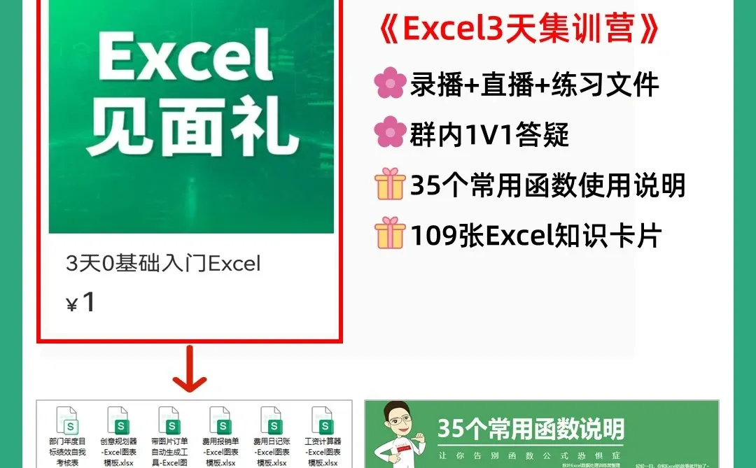 听劝❗学Excel的顺序千万别搞反，很致命！