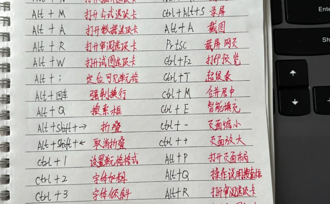 EXCEL 快速键大全技巧，建议收藏！